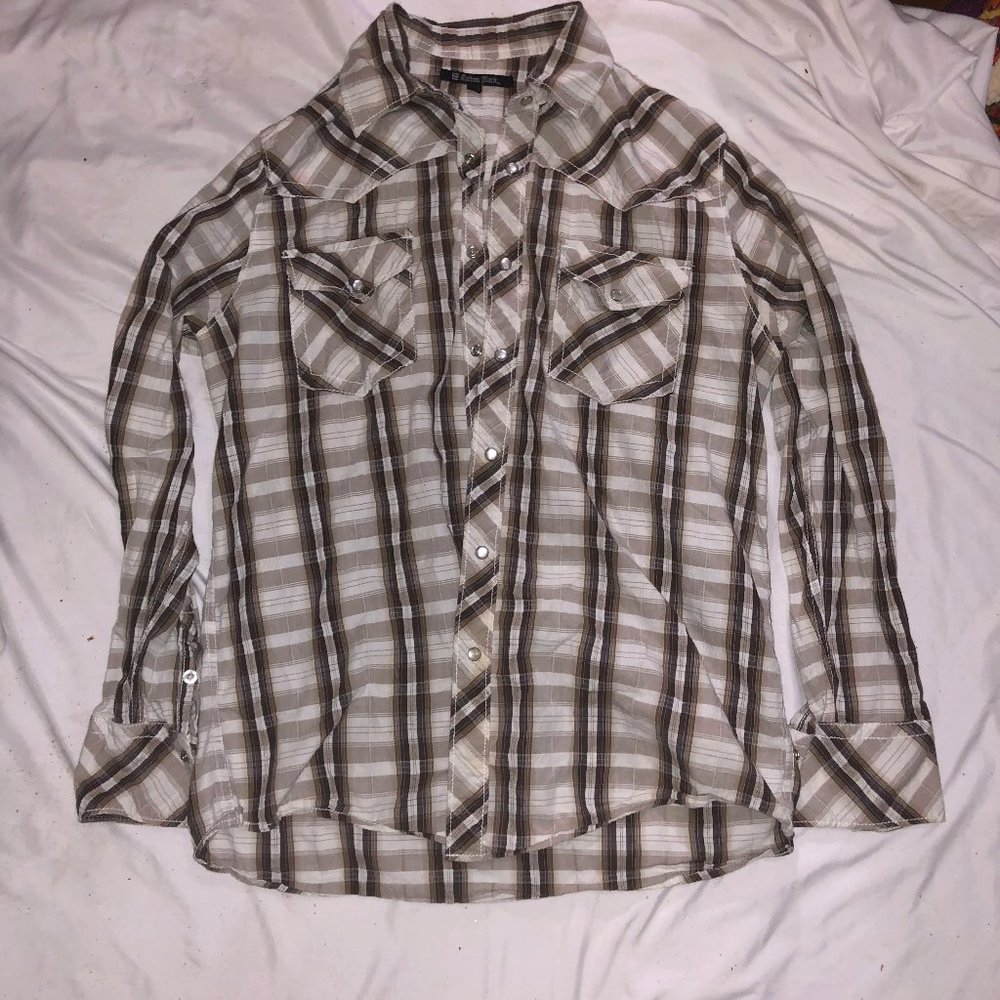 MENS CASUAL BUTTON UP